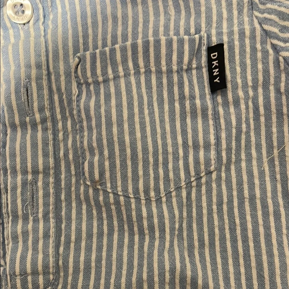 DKNY 3-6M Romber blue stripes 100%Cotton